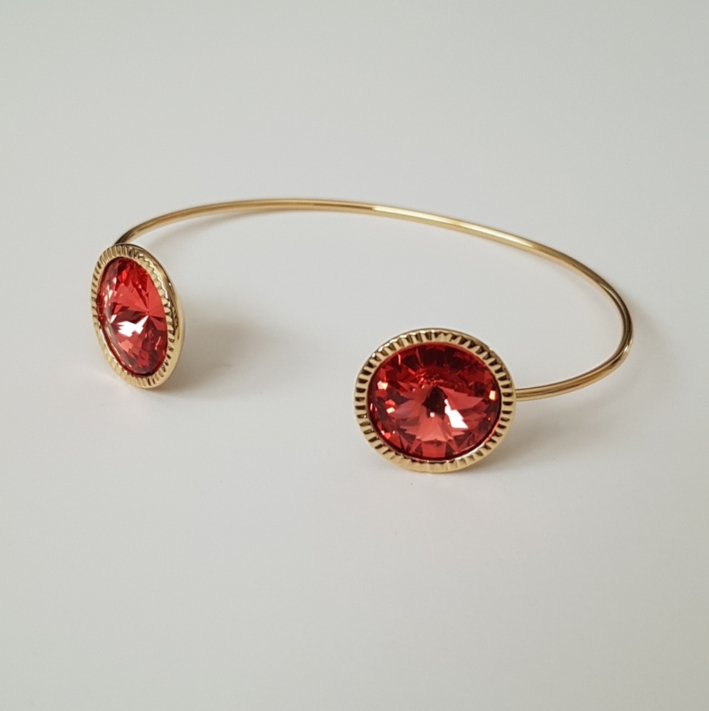 Ted Baker Rose Gold Revenna Rivoli Crystal Cuff